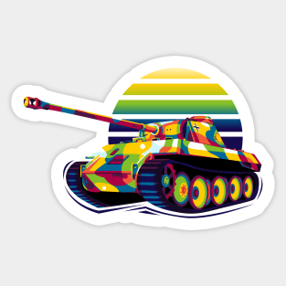 Panther D Sticker